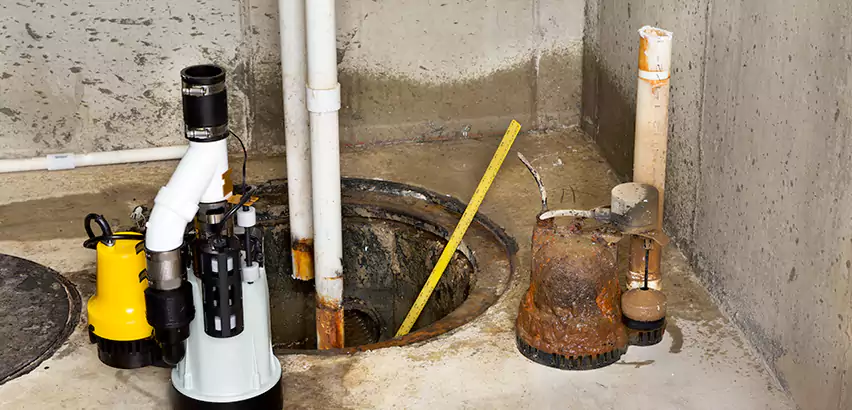 Installing Sump Pump in Finished Basement in Pembroke, NH